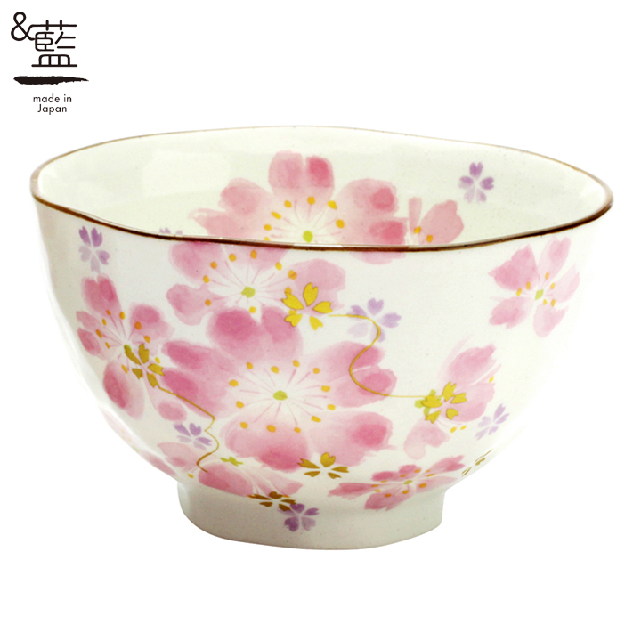 【ご紹介します！安心の日本製！人気の桜の食器！】華まつり飯碗(5x1)